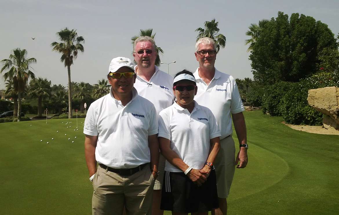 EBKSA Golf Team in 2014 - Aramco Oilman's Tournament